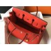 Hermes Birkin 35cm Bag In Red Clemence Leather GHW Hermes Birkin 35cm Bag In Red Clemence Leather GHW