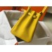 Hermes Birkin 35cm Bag In Yellow Clemence Leather GHW Hermes Birkin 35cm Bag In Yellow Clemence Leather GHW
