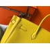 Hermes Birkin 35cm Bag In Yellow Clemence Leather GHW Hermes Birkin 35cm Bag In Yellow Clemence Leather GHW