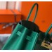 Hermes Birkin 35cm Bag In Vert Vertigo Clemence Leather GHW Hermes Birkin 35cm Bag In Vert Vertigo Clemence Leather GHW