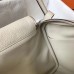 Hermes Lindy 26cm Bag In Beton Clemence Leather PHW Hermes Lindy 26cm Bag In Beton Clemence Leather PHW