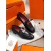 Hermes Paris Loafers In Black Goatskin Hermes Paris Loafers In Black Goatskin