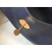 Hermes Lindy 26cm Bag In Navy Blue Clemence Leather GHW Hermes Lindy 26cm Bag In Navy Blue Clemence Leather GHW