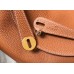 Hermes Lindy 26cm Bag In Gold Clemence Leather GHW Hermes Lindy 26cm Bag In Gold Clemence Leather GHW