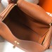 Hermes Lindy 26cm Bag In Gold Clemence Leather GHW Hermes Lindy 26cm Bag In Gold Clemence Leather GHW
