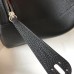 Hermes Lindy 26cm Bag In Black Clemence Leather Hermes Lindy 26cm Bag In Black Clemence Leather