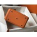 Hermes Lindy 26cm Bag In Orange Clemence Leather PHW Hermes Lindy 26cm Bag In Orange Clemence Leather PHW