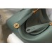 Hermes Lindy 26cm Bag In Vert Amande Clemence Leather GHW Hermes Lindy 26cm Bag In Vert Amande Clemence Leather GHW