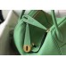 Hermes Lindy 26cm Bag In Vert Criquet Clemence Leather GHW Hermes Lindy 26cm Bag In Vert Criquet Clemence Leather GHW