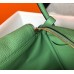 Hermes Lindy 26cm Bag In Vert Criquet Clemence Leather GHW Hermes Lindy 26cm Bag In Vert Criquet Clemence Leather GHW