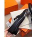 Hermes Paris Loafers In Noir Goatskin Hermes Paris Loafers In Noir Goatskin