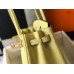 Hermes Birkin 30cm Bag In Jaune Poussin Clemence Leather GHW Hermes Birkin 30cm Bag In Jaune Poussin Clemence Leather GHW