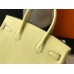Hermes Birkin 30cm Bag In Jaune Poussin Clemence Leather GHW Hermes Birkin 30cm Bag In Jaune Poussin Clemence Leather GHW