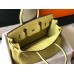Hermes Birkin 30cm Bag In Jaune Poussin Clemence Leather GHW Hermes Birkin 30cm Bag In Jaune Poussin Clemence Leather GHW