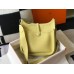 Hermes Evelyne III 29 PM Bag In Jaune Poussin Clemence Leather Hermes Evelyne III 29 PM Bag In Jaune Poussin Clemence Leather