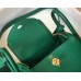 Hermes Lindy Mini Bag In Green Clemence Leather GHW Hermes Lindy Mini Bag In Green Clemence Leather GHW