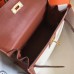 Hermes Kelly 28cm Bag In Canvas With Barenia Leather Hermes Kelly 28cm Bag In Canvas With Barenia Leather