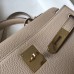 Hermes Kelly 28cm Bag In Argile Clemence Leather GHW Hermes Kelly 28cm Bag In Argile Clemence Leather GHW