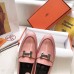Hermes Paris Loafers In Pink Goatskin Hermes Paris Loafers In Pink Goatskin