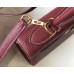 Hermes Kelly 28cm Bag In Bordeaxu Clemence Leather GHW Hermes Kelly 28cm Bag In Bordeaxu Clemence Leather GHW