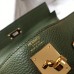 Hermes Kelly 28cm Bag In Canopee Clemence Leather GHW Hermes Kelly 28cm Bag In Canopee Clemence Leather GHW