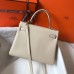 Hermes Kelly 28cm Bag In Beton Clemence Leather GHW Hermes Kelly 28cm Bag In Beton Clemence Leather GHW
