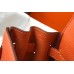 Hermes Kelly 28cm Bag In Orange Clemence Leather GHW Hermes Kelly 28cm Bag In Orange Clemence Leather GHW