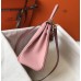 Hermes Kelly 28cm Bag In Pink Clemence Leather GHW Hermes Kelly 28cm Bag In Pink Clemence Leather GHW