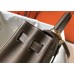 Hermes Kelly 28cm Bag In Taupe Grey Clemence Leather GHW Hermes Kelly 28cm Bag In Taupe Grey Clemence Leather GHW