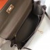Hermes Kelly 28cm Bag In Taupe Grey Clemence Leather GHW Hermes Kelly 28cm Bag In Taupe Grey Clemence Leather GHW