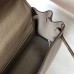 Hermes Kelly 28cm Bag In Gris Tourterelle Clemence Leather GHW Hermes Kelly 28cm Bag In Gris Tourterelle Clemence Leather GHW