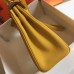 Hermes Kelly 28cm Bag In Yellow Clemence Leather GHW Hermes Kelly 28cm Bag In Yellow Clemence Leather GHW