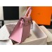 Hermes Kelly 28cm Bag In Mauve Sylvestre Epsom Leather GHW Hermes Kelly 28cm Bag In Mauve Sylvestre Epsom Leather GHW