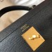 Hermes Kelly 28cm Bag In Black Epsom Leather GHW Hermes Kelly 28cm Bag In Black Epsom Leather GHW