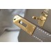 Hermes Kelly 28cm Bag In Taupe Grey Epsom Leather GHW Hermes Kelly 28cm Bag In Taupe Grey Epsom Leather GHW