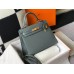 Hermes Kelly 28cm Bag In Vert Amande Epsom Leather GHW Hermes Kelly 28cm Bag In Vert Amande Epsom Leather GHW