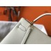 Hermes Kelly 28cm Bag In White Epsom Leather GHW Hermes Kelly 28cm Bag In White Epsom Leather GHW