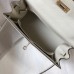 Hermes Kelly 28cm Bag In White Epsom Leather GHW Hermes Kelly 28cm Bag In White Epsom Leather GHW