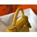 Hermes Kelly 28cm Bag In Yellow Epsom Leather GHW Hermes Kelly 28cm Bag In Yellow Epsom Leather GHW