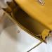 Hermes Kelly 28cm Bag In Yellow Epsom Leather GHW Hermes Kelly 28cm Bag In Yellow Epsom Leather GHW