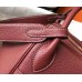 Hermes Lindy 30cm Bag In Bordeaux Clemence Leather GHW Hermes Lindy 30cm Bag In Bordeaux Clemence Leather GHW