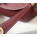 Hermes Lindy 30cm Bag In Bordeaux Clemence Leather GHW Hermes Lindy 30cm Bag In Bordeaux Clemence Leather GHW