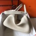 Hermes Lindy 30cm Bag In Beton Clemence Leather GHW Hermes Lindy 30cm Bag In Beton Clemence Leather GHW