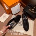 Hermes Ancora Loafers In Black Goatskin Hermes Ancora Loafers In Black Goatskin