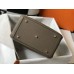 Hermes Lindy 30cm Bag In Taupe Clemence Leather GHW Hermes Lindy 30cm Bag In Taupe Clemence Leather GHW