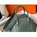 Hermes Lindy 30cm Bag In Vert Amande Clemence Leather GHW Hermes Lindy 30cm Bag In Vert Amande Clemence Leather GHW