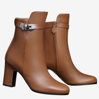 Hermes Camel Joueuse Ankle Boots Hermes Camel Joueuse Ankle Boots