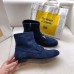 Hermes Blue Saint Honore Ankle Boots Hermes Blue Saint Honore Ankle Boots