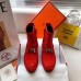 Hermes Red Suede Saint Honore Ankle Boots Hermes Red Suede Saint Honore Ankle Boots