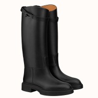 Hermes Variation Boots In Black Calfskin Hermes Variation Boots In Black Calfskin